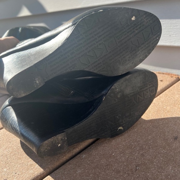 DKNY Jeanette Over the Knee Wedge Boot - Picture 6 of 11